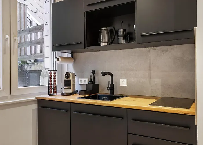 Vintage 2 Black Am Kurpark Von Apartamento *